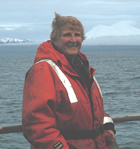 Nancy Kachel is Chief Scientist of this research cruise.
