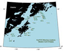 Western Gulf of Alaska mooring map