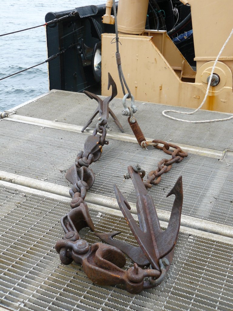 anchor on Oscar Dyson. photo by D.Naber
