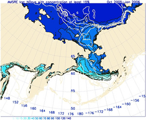 AMSR Ice Images, Duration (ndays)