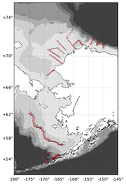 CTD lines map