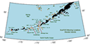 Aleutian Islands mooring map
